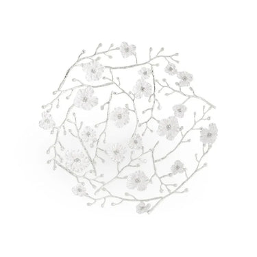 Silver Orchid Basket
