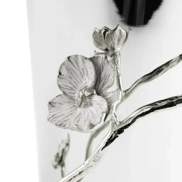 Silver Orchid Large Vase