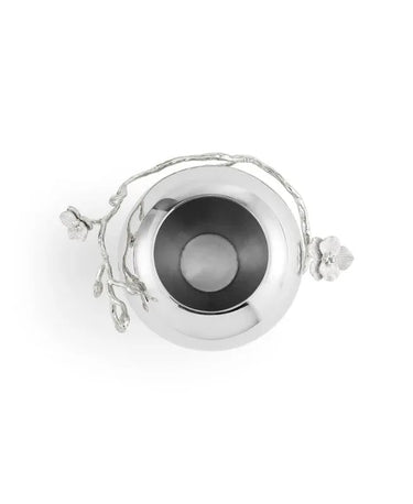 Silver Orchid Rose Bowl