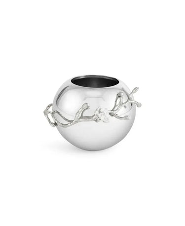 Silver Orchid Rose Bowl