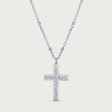 Armenian Alphabet Cross Necklace