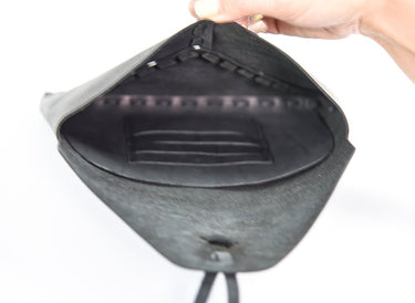 Sirahar Leather Ladies Clutch in three colors of Red, Black and Camel - La Perla Home in Montrose CA