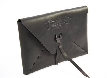 Sirahar Leather Ladies Clutch in three colors of Red, Black and Camel - La Perla Home in Montrose CA