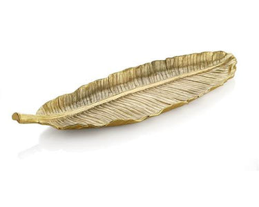 Banana large platter gold - La Perla Home in Montrose CA