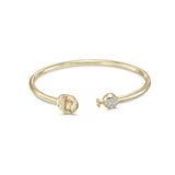 Armenian Initial Bangle Gold