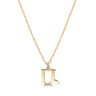 Armenian Initial Necklace Gold