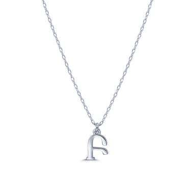 Armenian Initial Necklace Silver