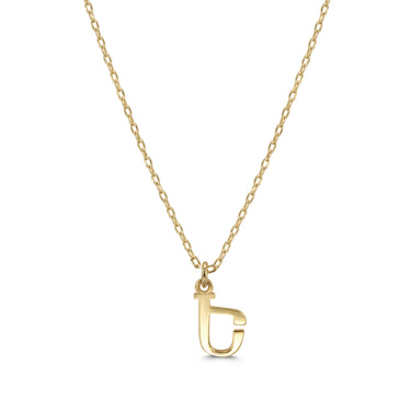Armenian Initial Necklace Gold