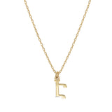 Armenian Initial Necklace Gold