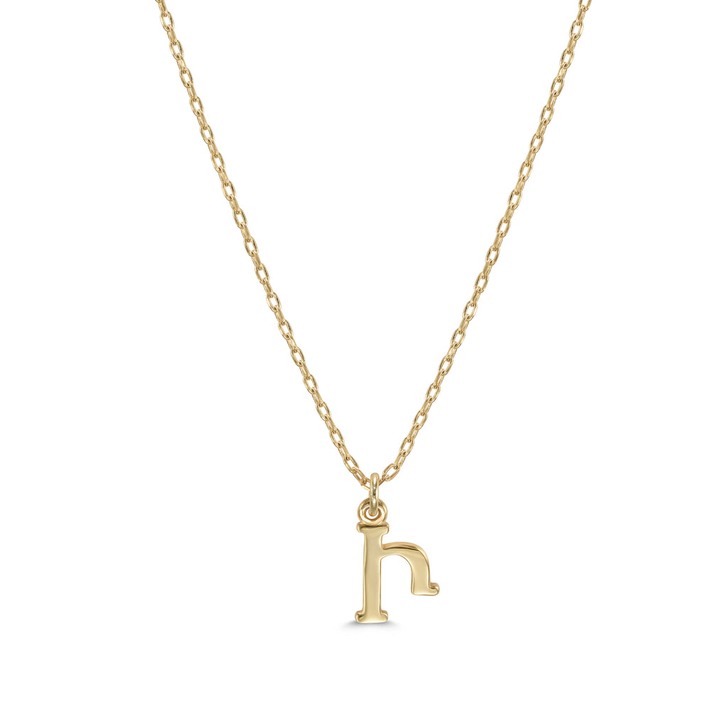 Armenian Initial Necklace Gold
