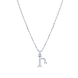 Armenian Initial Necklace Silver