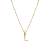 Armenian Initial Necklace Gold