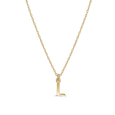 Armenian Initial Necklace Gold