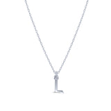 Armenian Initial Necklace Silver