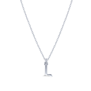 Armenian Initial Necklace Silver