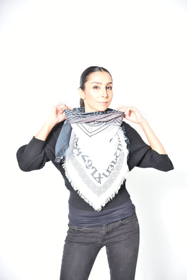 Armenian Alphabet and Eternity Scarf - La Perla Home in Montrose CA