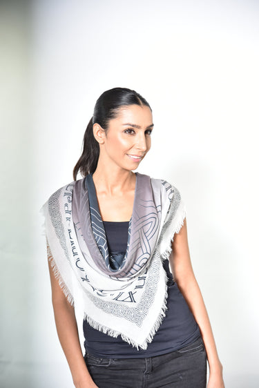 Armenian Alphabet and Eternity Scarf - La Perla Home in Montrose CA