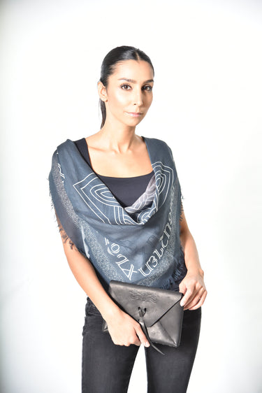 Armenian Alphabet and Eternity Scarf - La Perla Home in Montrose CA