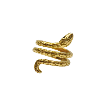 Triple Band Snake Ring