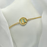 Round Initial Bracelet