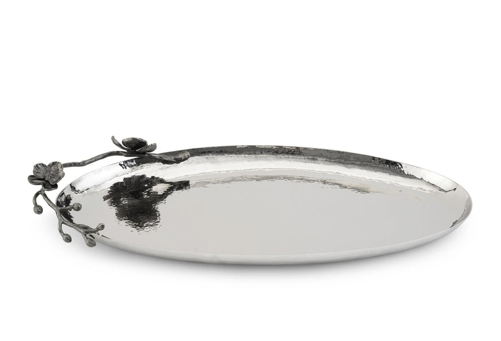 Black Orchid Medium Oval Platter