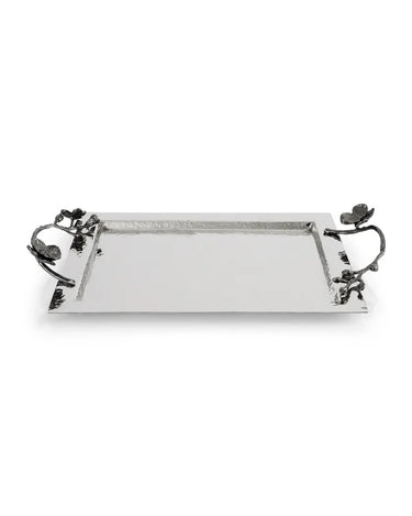 Black Orchid Medium Serving Tray