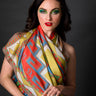 Armenian Alphabet Scarf #3 Rectangle