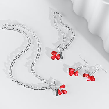 Pomegranate Seeds Necklace
