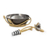 Anemone Wine Coaster & Stopper Set