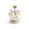 Butterfly Ginkgo Demitasse Set & Stand