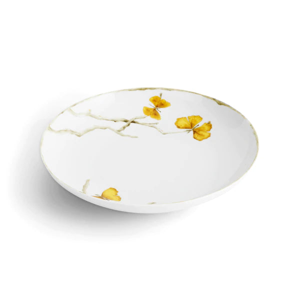 Butterfly Ginkgo Gold Pasta Bowl
