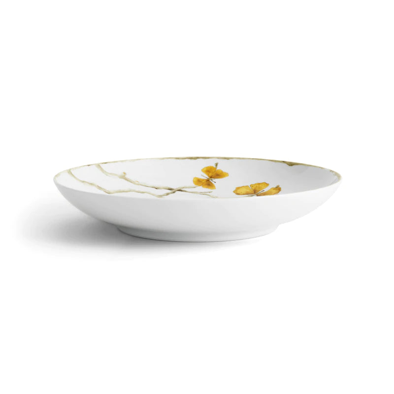 Butterfly Ginkgo Gold Pasta Bowl
