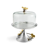 Butterfly Ginkgo Pastry Dish w/ Dome