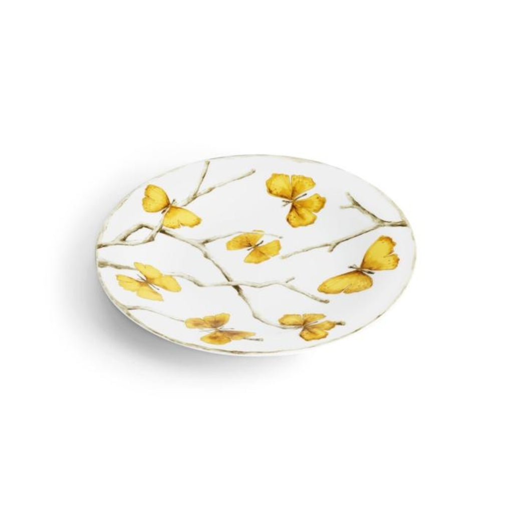 Butterfly Ginkgo Gold Salad Plate