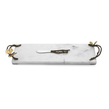 Butterfly Ginkgo Small Cheese Board w/ Knife