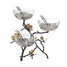 Butterfly Ginkgo Triple Bowl Set