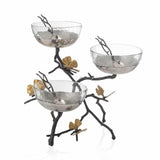 Butterfly Ginkgo Triple Bowl Set