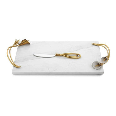Calla Lily Cheese Board w/ Knife
