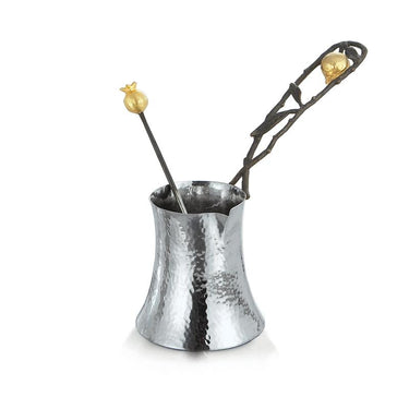 Pomegranate Large Coffee Pot w/ Spoon