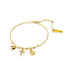 Trinity- Heart, Cross, Anchor Bracelet